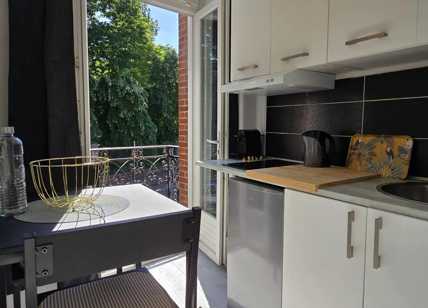Charmant Appartement Chambre, Cuisine Et Salle De Bain Avec Balcon Sur Jardin Massey Tarbes Apartamento