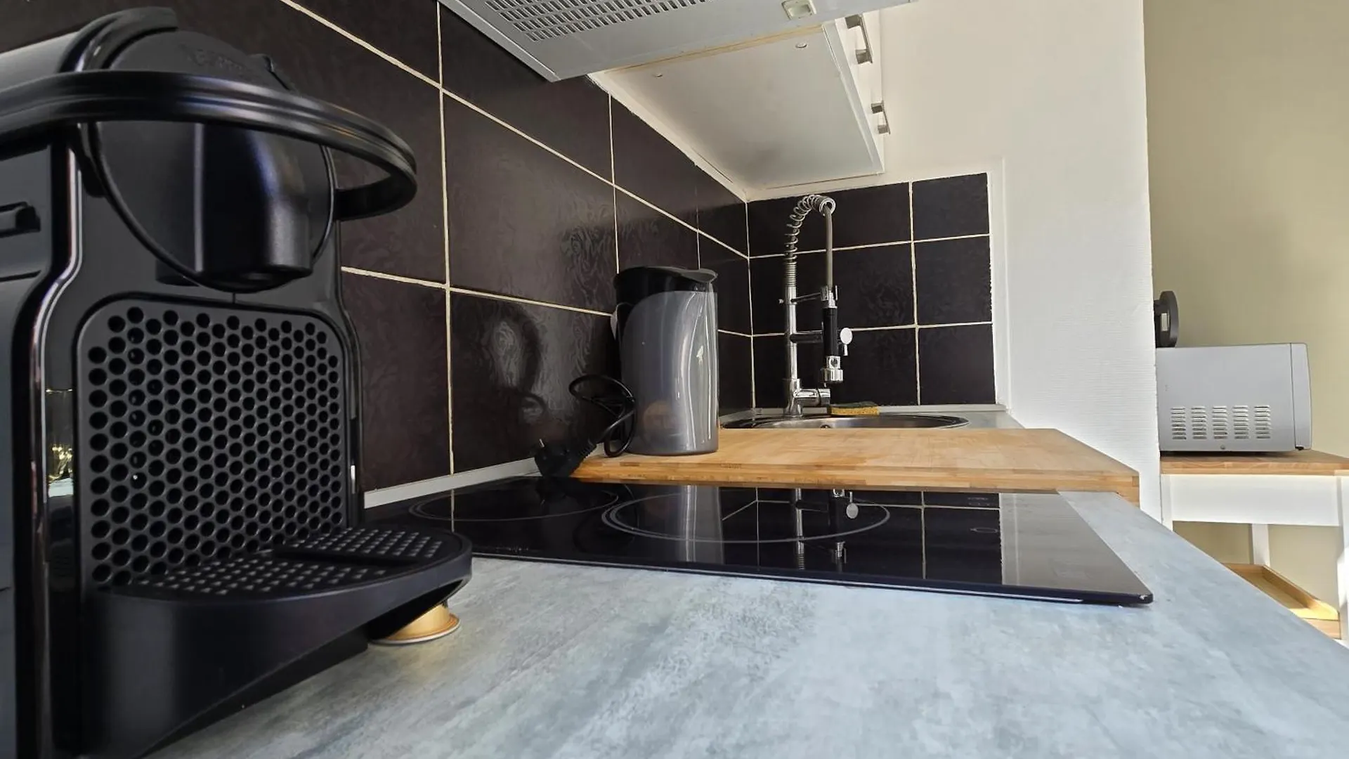 Charmant Appartement Chambre, Cuisine Et Salle De Bain Avec Balcon Sur Jardin Massey Tarbes 0*,